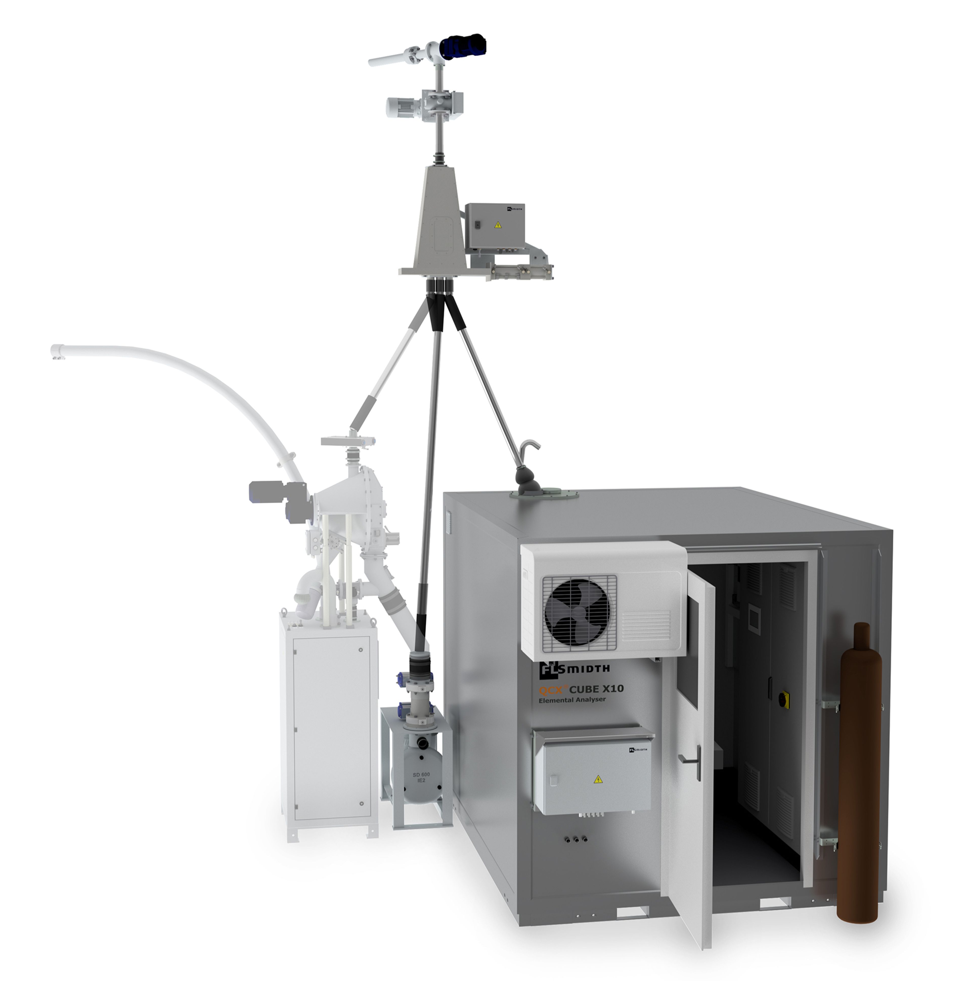 QCX CUBE X10 with optional sending station